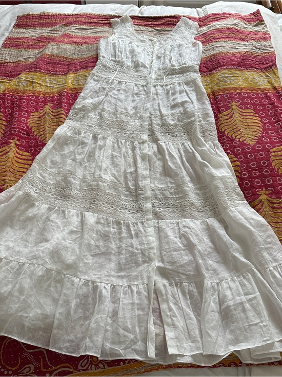 Doen Dresses & Skirts - Doen Ramie and Lace Dress